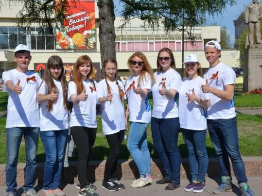 Участие в общероссийской патриотической акции «Георгиевская ленточка»