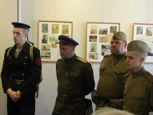 Участие воспитанников ВИК «Ладога» в церемонии открытия выставки «Письма с фронта»