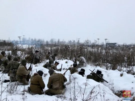 Участие в военно-исторической реконструкции «В полосе прорыва»