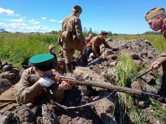 Участие  в военно-историческом фестивале «Красногвардейский рубеж»